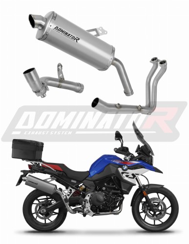 komplette Auspuffanlage mit Schalldämpfer DOMINATOR Full System Titan P7 passend für BMW F900GS Adventure 2024  7