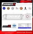 exhaust muffler DOMINATOR HP1 BLACK fits to Honda CBR 600F PC41 2011  2015 3
