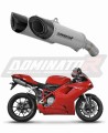 Auspuff Schalldämpfer DOMINATOR Titan HP8 passend für Ducati 848 2008  2013
