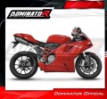 Auspuff Schalldämpfer DOMINATOR Titan HP8 passend für Ducati 848 2008  2013 4