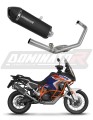 KTM 1290 Super Adventure 2021 -2022  Full  Exhaust System  Muffler Auspuff Sportauspuff Silencer Echappement Silencieux Scarico Scarichi Escape Collector Manifold Wydech Tłumik HP7  BLACK DOMINATOR x