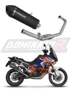 KTM 1290 Super Adventure 2021 - 2024 Auspuffanlagen Schalldämpfer HP7 BLACK + dB killer medium