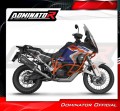 komplette Auspuffanlage mit Schalldämpfer DOMINATOR Full System HP7 schwarz passend für KTM 1290 Super Adventure 2021  2024 4