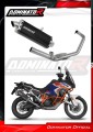 komplette Auspuffanlage mit Schalldämpfer DOMINATOR Full System P7 schwarz passend für KTM 1290 Super Adventure 2021  2024