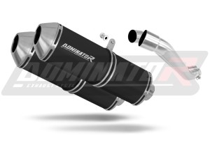 Yamaha BT 1100 BULLDOG 2001 - 2007 Schalldämpfer Auspuff OVR BLACK + dB killer