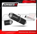 Auspuff Schalldämpfer DOMINATOR homologiert OVR schwarz passend für Yamaha FZS FAZER 1000 2001  2005 2