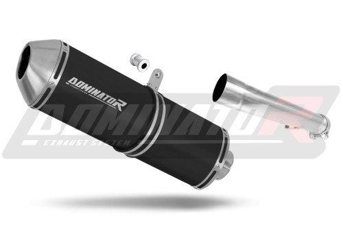Auspuff Schalldämpfer DOMINATOR OVR schwarz passend für Yamaha FZS FAZER 1000 2001  2005
