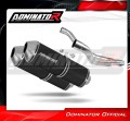 Auspuff Schalldämpfer DOMINATOR OVR schwarz passend für Yamaha TDM 850 1991  1995 2