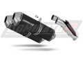 Auspuff Schalldämpfer DOMINATOR OVR schwarz passend für Yamaha TRX 850 1995  2000