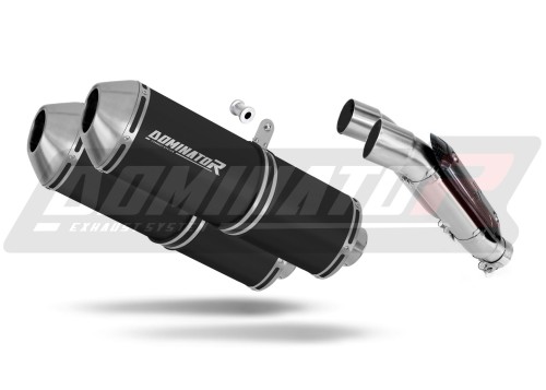Auspuff Schalldämpfer DOMINATOR OVR schwarz passend für Yamaha TRX 850 1995  2000