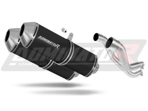 Aprilia Pegaso 650 Strada 2007 - 2010 Schalldämpfer Auspuff OVR BLACK + dB killer