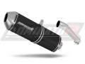 Auspuff Schalldämpfer DOMINATOR OVR schwarz passend für Yamaha FZS FAZER 600 1998  2003