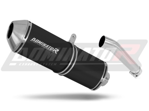 Auspuff Schalldämpfer DOMINATOR OVR schwarz passend für Yamaha FZS FAZER 600 1998  2003