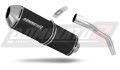Auspuff Schalldämpfer DOMINATOR OVR schwarz passend für Triumph TIGER 800 XC / XR 2011  2014