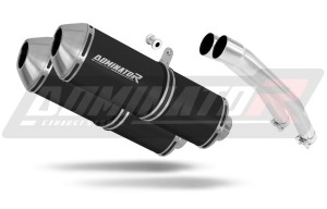 Suzuki GSXR 1300 Hayabusa 2008 - 2019 Schalldämpfer Auspuff OVR BLACK + dB killer