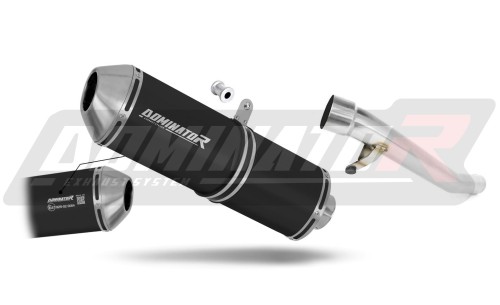 exhaust muffler DOMINATOR homologated road legal OVR BLACK fits to Suzuki GSF BANDIT 1200 2006  2007