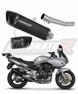 Suzuki GSF BANDIT 600 2000 - 2004 EU Homologiert genehmigt Schalldämpfer Auspuff HP6 BLACK