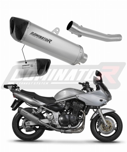 Auspuff Schalldämpfer DOMINATOR homologiert Titan HP6 passend für Suzuki GSF BANDIT 1200 2001  2005