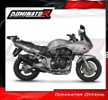 Auspuff Schalldämpfer DOMINATOR homologiert HP6 schwarz passend für Suzuki GSF BANDIT 1200 2001  2005 3