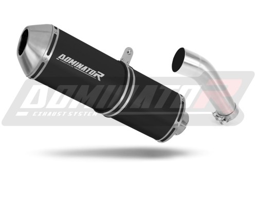 Auspuff Schalldämpfer DOMINATOR OVR schwarz passend für Suzuki SV 650 S 2003  2015