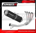 komplette Auspuffanlage mit Schalldämpfer DOMINATOR Full System OVR schwarz passend für Suzuki GSXF 650 2007  2016 2