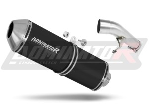 Suzuki GSXF 650 2007 - 2016 Exhaust Silencer Muffler OVR BLACK + dB killer