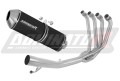komplette Auspuffanlage mit Schalldämpfer DOMINATOR Full System OVR schwarz passend für Suzuki GSF 650 BANDIT N / S 2007  2016