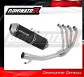 komplette Auspuffanlage mit Schalldämpfer DOMINATOR Full System OVR schwarz passend für Suzuki GSF 650 BANDIT N / S 2007  2016 2