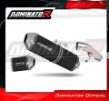 Auspuff Schalldämpfer DOMINATOR homologiert OVR schwarz passend für Suzuki GSF 650 BANDIT N / S 2007  2016 3