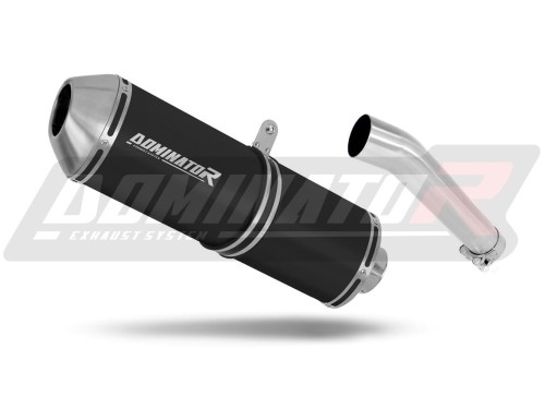 Auspuff Schalldämpfer DOMINATOR OVR schwarz passend für Suzuki DL 650 VStrom 2004  2006