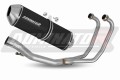 komplette Auspuffanlage mit Schalldämpfer DOMINATOR Full System OVR schwarz passend für Suzuki GS 500E 1989  2009