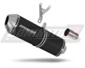 Auspuff Schalldämpfer DOMINATOR OVR schwarz passend für Piaggio MP3 500