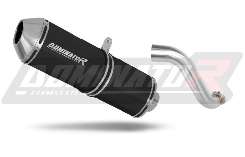 Auspuff Schalldämpfer DOMINATOR OVR schwarz passend für KTM 690 Duke 2012  2018