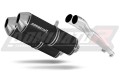 Auspuff Schalldämpfer DOMINATOR OVR schwarz passend für Kawasaki ZZR 1400 2006  2011