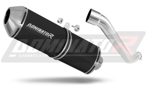 Auspuff Schalldämpfer DOMINATOR OVR schwarz passend für Kawasaki Z750 2004  2006