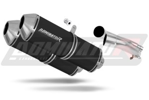 Honda CBF 1000 2006 - 2009 Schalldämpfer Auspuff OVR BLACK + dB killer