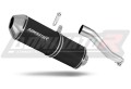 Auspuff Schalldämpfer DOMINATOR OVR schwarz passend für Honda XRV 750 AFRICA TWIN RD07 1993  1995