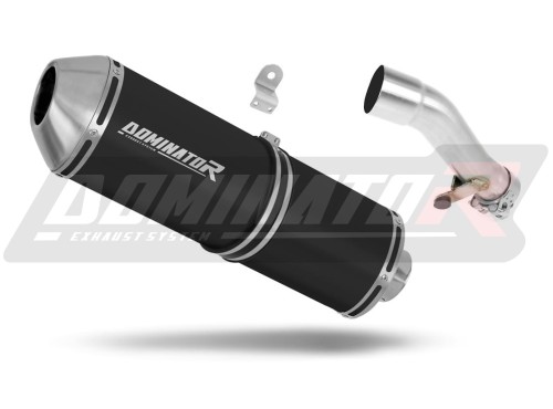 exhaust muffler DOMINATOR OVR BLACK fits to Honda NC 700 / 750 X 2012  2020 3