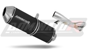 Honda NTV 650 REVERE 1988 - 1997 Schalldämpfer Auspuff OVR BLACK + dB killer
