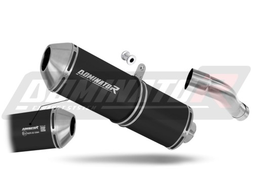 Auspuff Schalldämpfer DOMINATOR homologiert OVR schwarz passend für Honda CBR 600F PC41 2011  2015