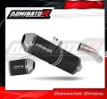 Auspuff Schalldämpfer DOMINATOR homologiert OVR schwarz passend für Honda CBR 600F PC41 2011  2015 2
