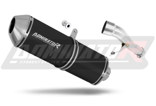 Auspuff Schalldämpfer DOMINATOR OVR schwarz passend für Honda CB 500 1993  2003