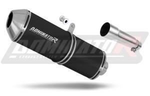 Derbi Terra Adventure 125 2008-2015 Schalldämpfer Auspuff OVR BLACK + dB killer