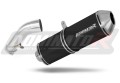 Auspuff Schalldämpfer DOMINATOR OVR schwarz passend für BMW R1200R 2006  2009 3
