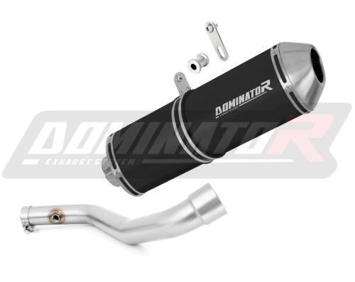 Auspuff Schalldämpfer DOMINATOR OVR schwarz passend für BMW R1100GS