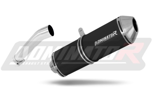 Auspuff Schalldämpfer DOMINATOR OVR schwarz passend für BMW F650GS 2000  2003