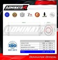 exhaust muffler DOMINATOR OVR BLACK fits to Aprilia Pegaso 650 1997  2000 2