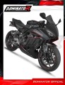 komplette Auspuffanlage mit Schalldämpfer DOMINATOR Full System HP8 schwarz passend für Honda CBR 650 R / EClutch 2024  2025 3