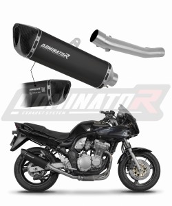 Suzuki GSF BANDIT N / S 600 1995 - 1999 EU Homologiert genehmigt Schalldämpfer Auspuff HP6 BLACK