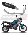 CF MOTO 450 MT 2024 Collector Manifold Full Exhaust System Muffler Auspuff Sportauspuff Silencer Echappement Silencieux Scarico Scarichi Escape Wydech Tłumik HP6 BLACK Dominator Exhaust System x